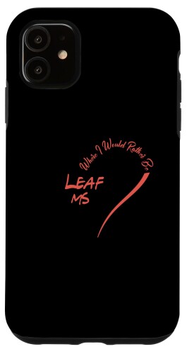 iPhone 11 Leaf MS 私が葉になるほうがいいところ スマホケース