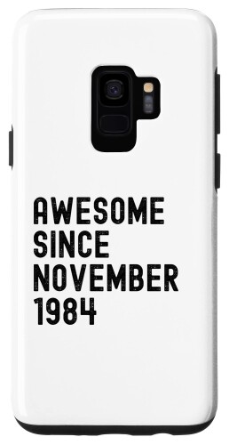 Galaxy S9 Awesome Since 1984 1984 Born in 1984 Vintage Birthday スマホケース