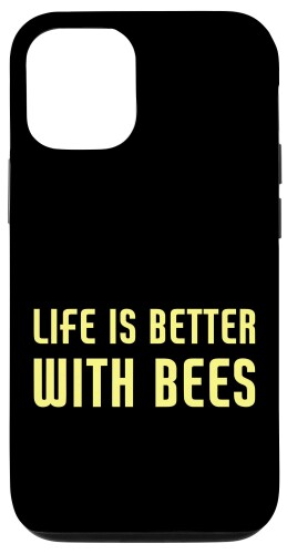 iPhone 12/12 Pro Life Is Better With Bees Funny 養蜂家 スマホケース