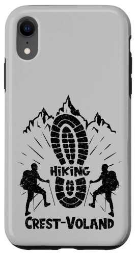 iPhone XR Hiker Crest-Voland フランス ハイキング バケーション スキー スマホケース