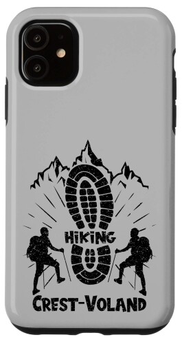 iPhone 11 Hiker Crest-Voland フランス ハイキング バケーション スキー スマホケース