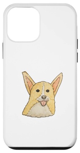 iPhone 12 mini Dog Drawing Corgi Puppy Owner プリント装飾ギフト スマホケース