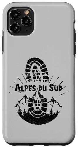 iPhone 11 Pro Max Hiker Alpes du Sud フランス ハイキング バケーション スキー スマホケース