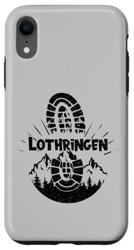 iPhone XR Hiker Lothringen フランス ハイキング バケーション スキー スマホケース