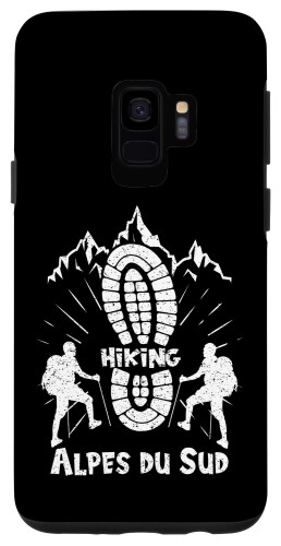 Galaxy S9 Hiker Alpes du Sud フランス ハイキング バケーション スキー スマホケース