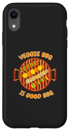 iPhone XR ベジタブルバーベキュー ビーガン BBQ ビーガン グリルマイスター 野菜ラブ スマホケース