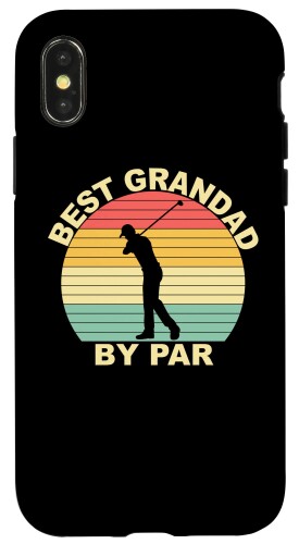 iPhone X/XS Best Grandad By Par - ゴルフ スマホケース