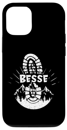 iPhone 12/12 Pro Hiker Besse フランス ハイキング バケーション スキー スマホケース