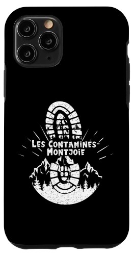 iPhone 11 Pro Hiker Les Contamines フランス ハイキング バケーション スキー スマホケース