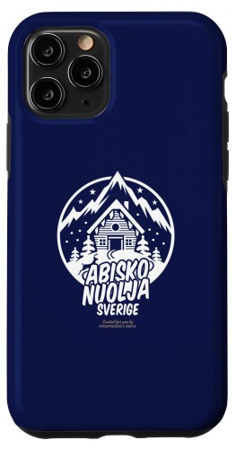 iPhone 11 Pro Abisko Nuolja スウェーデンのスウェーデンのスキーリゾート Abisko Nuolja スマホケース