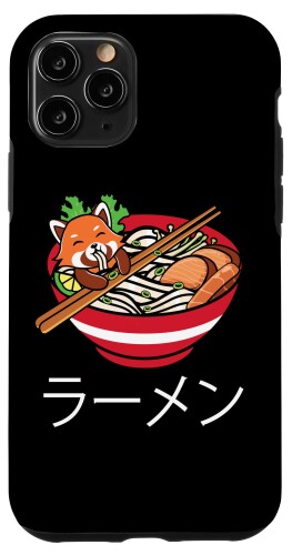 iPhone 11 Pro Fox Ramen Noodles Japanese フォックスラーメンマンガオタクラーメンカワイイフォックスアニメ スマホケース