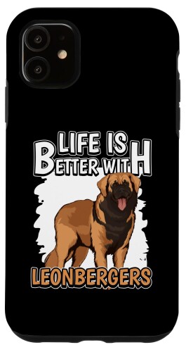 iPhone 11 ドッグ Life Is Better With Leonbergers レオンベルガー スマホケース