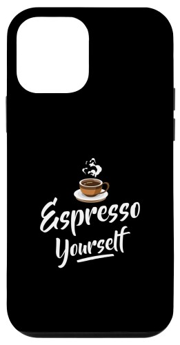 iPhone 12 mini Espresso Yourself バリスタ コーヒー ドリンカー カフェイン愛好家 スマホケース