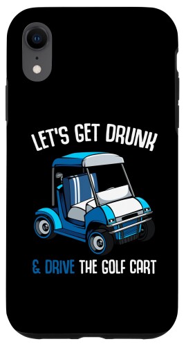 iPhone XR Drinking Golfing Sport Daddy Grandfather Grandpa Cart Golf スマホケース