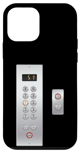 iPhone 12 mini I Love Elevator キュート エレベーターボタン メカニッククロージャー スマホケース