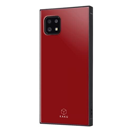 イングレム AQUOS sense6s / sense6 耐衝撃 ハイブリッド ケース KAKU/レッド