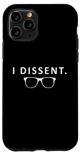 iPhone 11 Pro I Dissent, RBG, Ruth Bader Ginsburg, 女性の権利平等 スマホケース