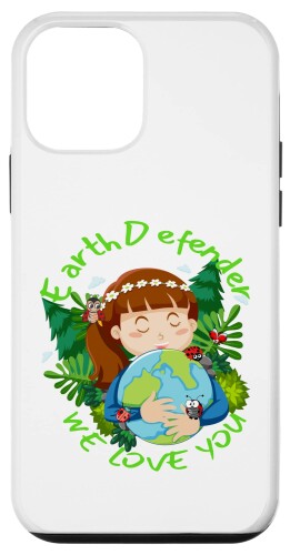 iPhone 12 mini Earth Defender Garden Girl Loves Our Planet And テントウムシ スマホケース