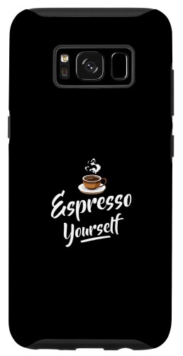 Galaxy S8 Espresso Yourself バリスタ コーヒー ドリンカー カフェイン愛好家 スマホケース