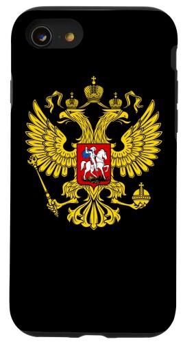 iPhone SE (2020) / 7 / 8 ロシアのイーグルデザイン ソビエト連邦 スラブ系ロシア USSR Soviet Union Russian Eagle スマホケース