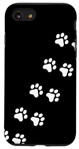 iPhone SE (2020) / 7 / 8 肉球プリント 犬 猫 ペット愛好家 スマホケース