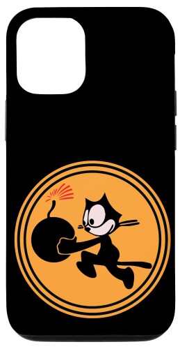 iPhone 12/12 Pro 第二次世界大戦 VFA-31 Tomcatters Squadron Patch 第二次世界大戦 猫 漫画 スマホケース